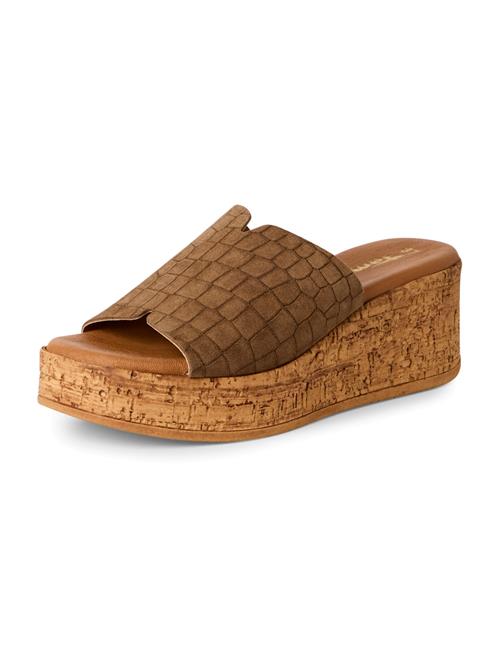 Tamaris Pantoletter  lysebrun
