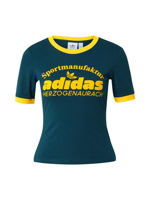 ADIDAS ORIGINALS Shirts 'RETRO'  curry / smaragd