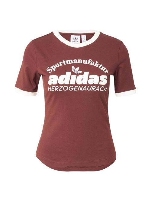 ADIDAS ORIGINALS Shirts 'RETRO GRX'  brun / hvid