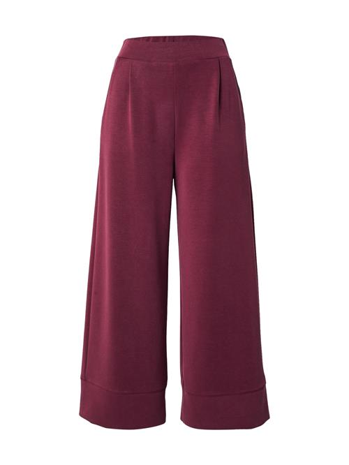 Rich & Royal Bukser med lægfolder  bordeaux