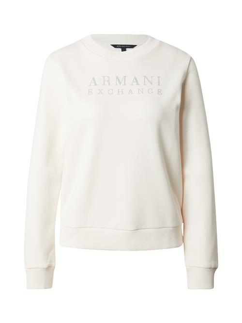 ARMANI EXCHANGE Sweatshirt  transparent / offwhite