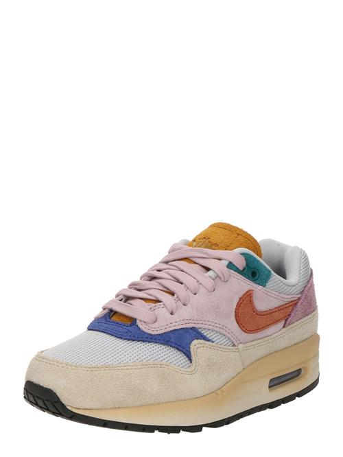 Nike Sportswear Sneaker low 'Air Max 1 '87 Premium'  beige / petroleum / lyserød / hvid