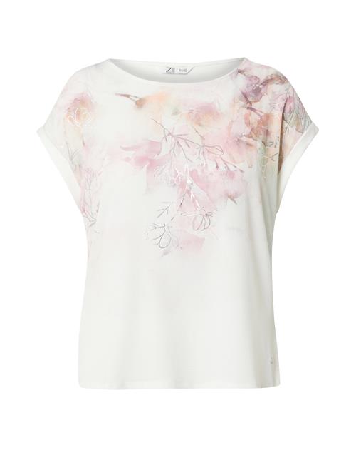 Z-One Shirts 'Oa44kley'  orange / gammelrosa / sølv / hvid