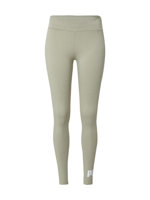 PUMA Sportsbukser 'ESS No. 1'  pastelgrøn / hvid