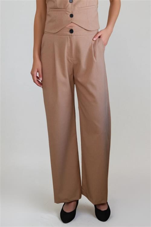 Natalie Pants - Lysebrun - S - TeeShoppen