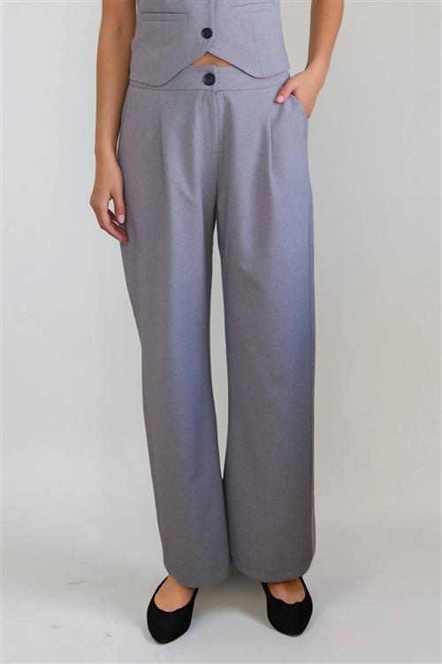 Natalie Pants - Lysegrå - S - TeeShoppen