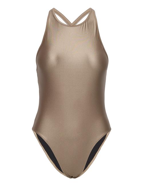 Cross-Back Swimsuit Filippa K Brown