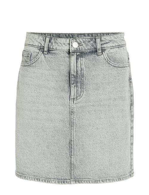 Vikaja Jaf Denim Skirt- Noos Vila Grey
