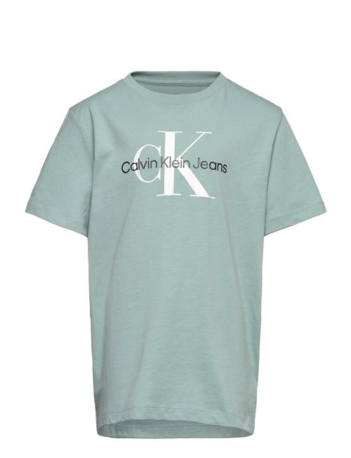 Ck Monogram Ss T-Shirt Calvin Klein Green