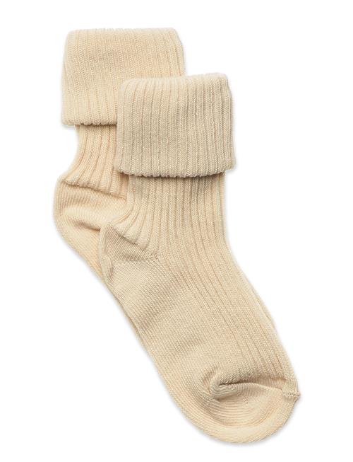 Cotton Rib Baby Socks Mp Denmark Beige