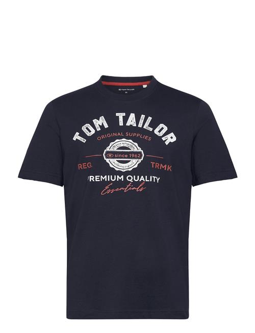 Se Logo Tee Tom Tailor Navy ved Booztlet