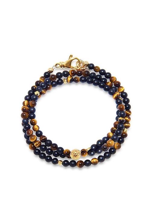 Se The Mykonos Collection - Brown Tiger Eye, Matte Onyx, And Go Nialaya Brown ved Booztlet