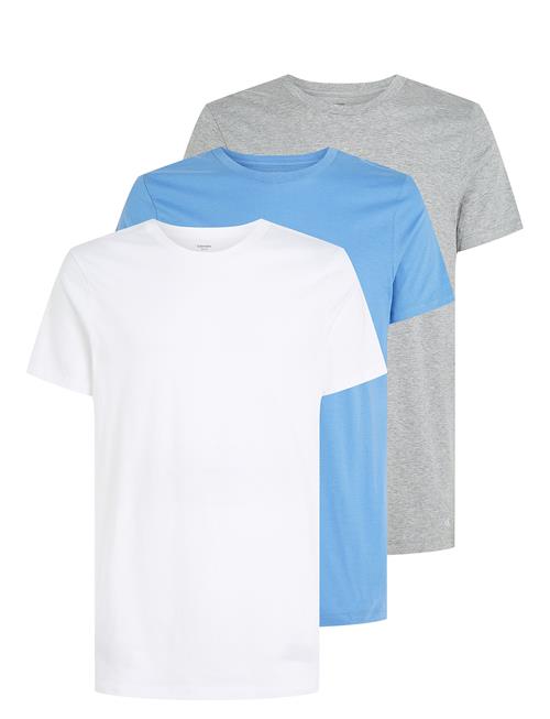 S/S Crew Neck 3Pk Calvin Klein White