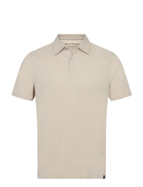 Bs Ishigaki Regular Fit Polo Shirt Bruun & Stengade Beige