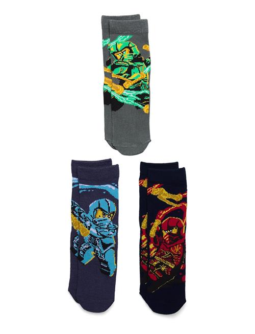 Lwagan 201 - 3-Pack Socks LEGO Kidswear Navy