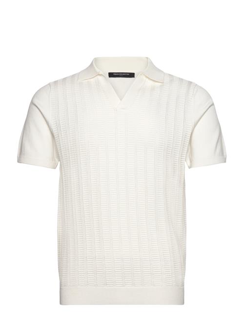 Leader Trophy Neck Knit French Connection White