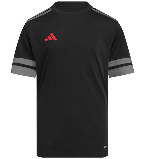 adidas Performance T-shirt - Squa25 - Sort/Tefrfo/Purrub