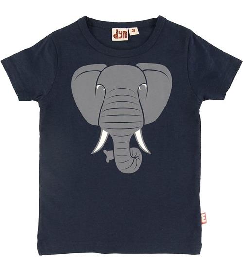 DYR-Cph T-shirt - Dyrprimate - Navy m. Elefant