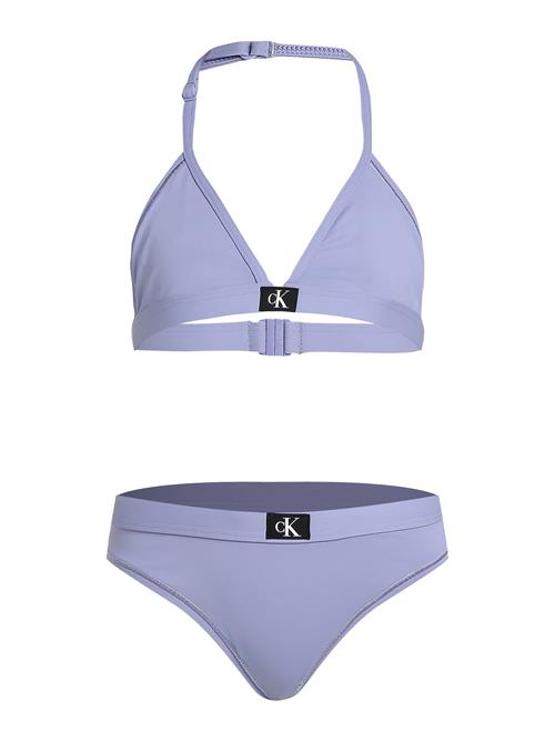 Calvin Klein Swimwear Bikini  lilla / sort / offwhite