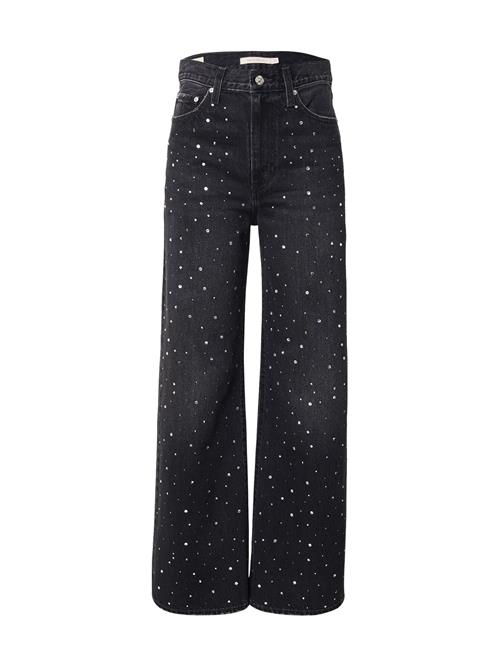 LEVI'S ® Jeans 'RIBCAGE'  black denim / sølv