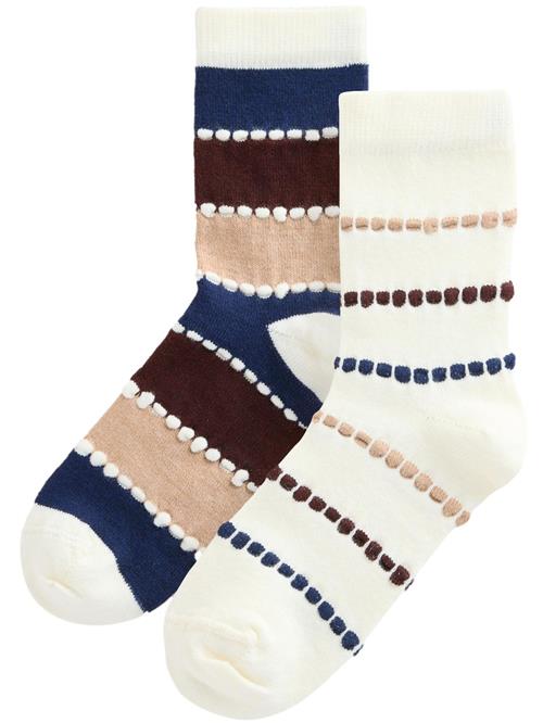 Next Sokker  beige / marin / choko / hvid