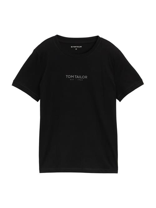 TOM TAILOR Shirts  sort / sølv
