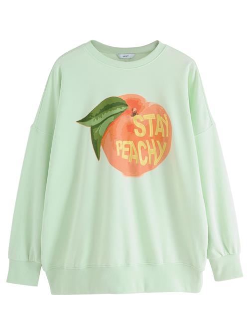 Next Sweatshirt  lysegrøn / blandingsfarvet