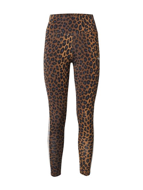 ADIDAS ORIGINALS Leggings 'Leopard 3-Stripes'  pueblo / grafit / sort / hvid