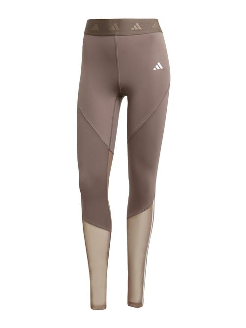 ADIDAS PERFORMANCE Sportsbukser 'Hyperglam'  choko / hvid