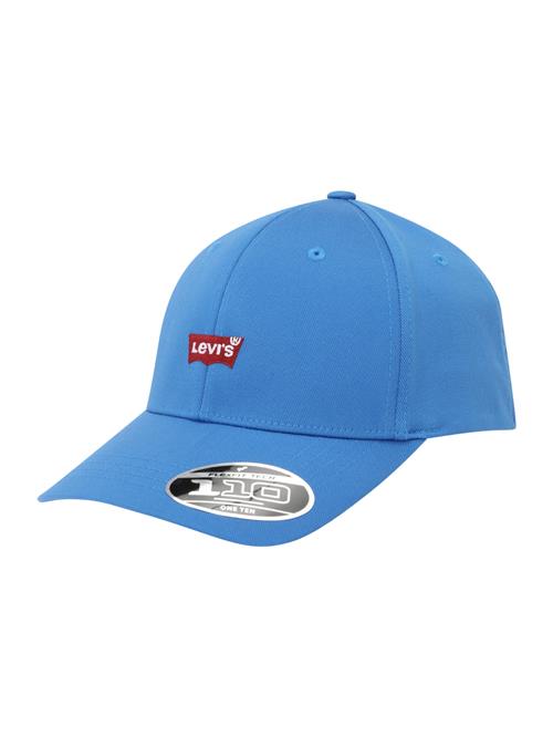 Se LEVI'S ® Hætte 'Flexfit® Housemark Logo Cap'  blå / brandrød / hvid ved About You