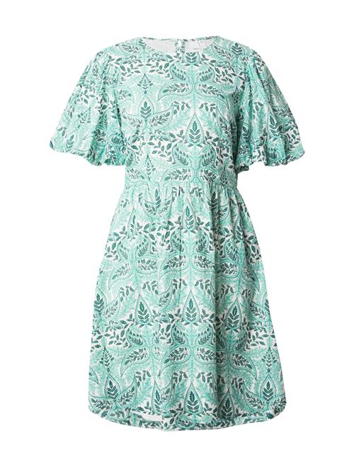 YAS Sommerkjole 'YASBOTANICO'  smaragd / mint / hvid