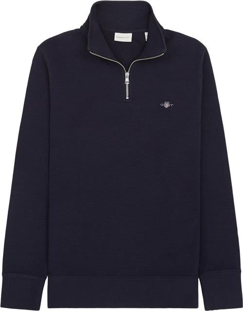 Se Gant Texture Half-zip Sweatshirt ved Kaufmann