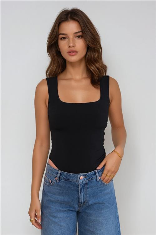 Everly Body - Sort - L - TeeShoppen