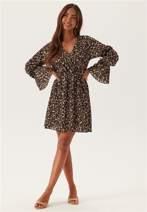 BUBBLEROOM Structure Flounce Short Dress