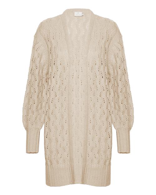 Kaffe Cardigan 'Lena'  beige-meleret