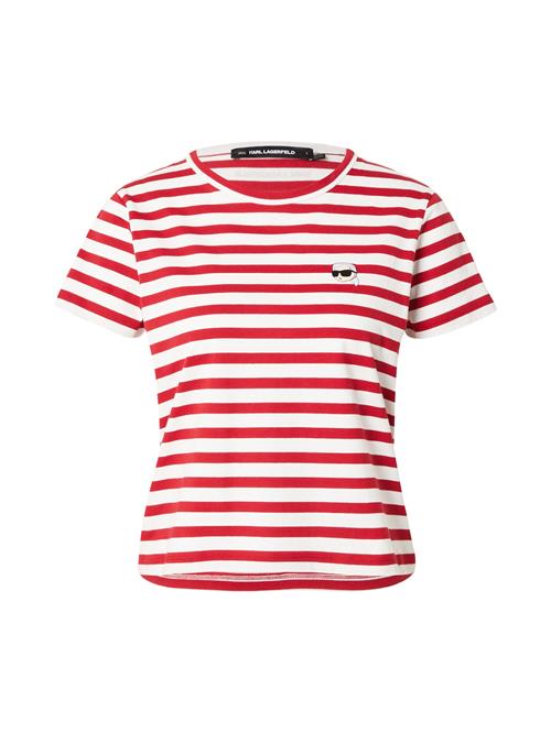 Karl Lagerfeld Shirts 'IKON'  rød / sort / hvid
