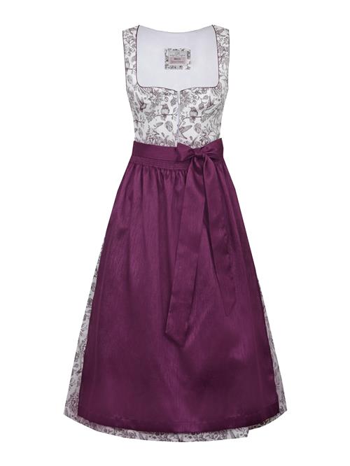 MARJO Dirndl 'Wildsteig'  bær / brombær / hvid