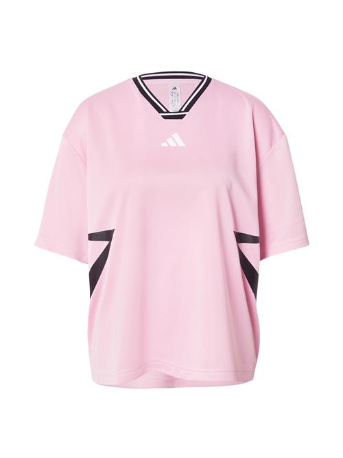ADIDAS SPORTSWEAR Funktionsbluse 'TIRO Q1'  lyserød / sort / hvid