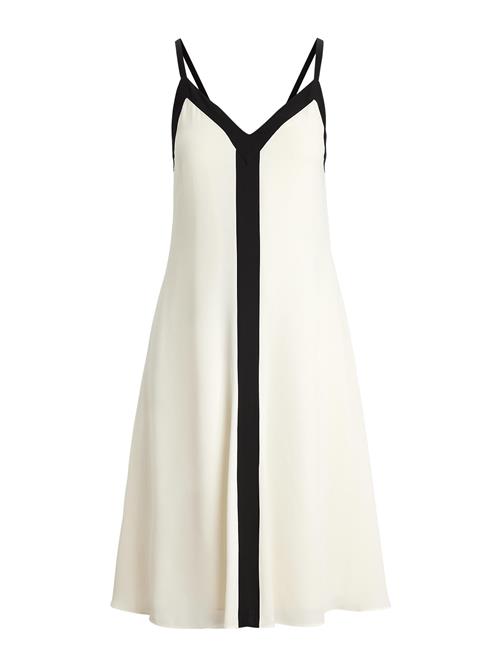 Lauren Ralph Lauren Kjole 'DRAPEY'  creme / sort