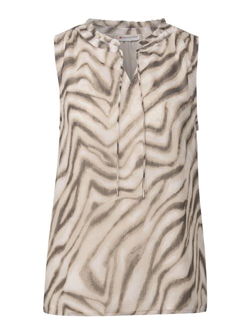 STREET ONE Bluse  beige / ecru / mørkebrun