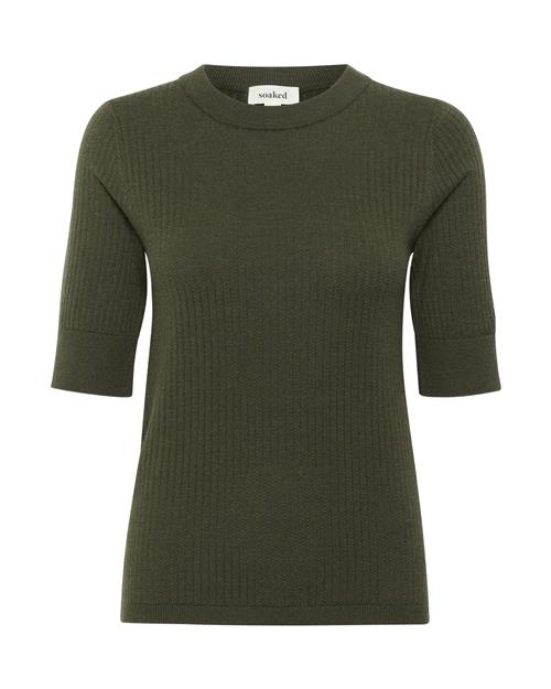 SOAKED IN LUXURY Pullover 'Spina'  khaki