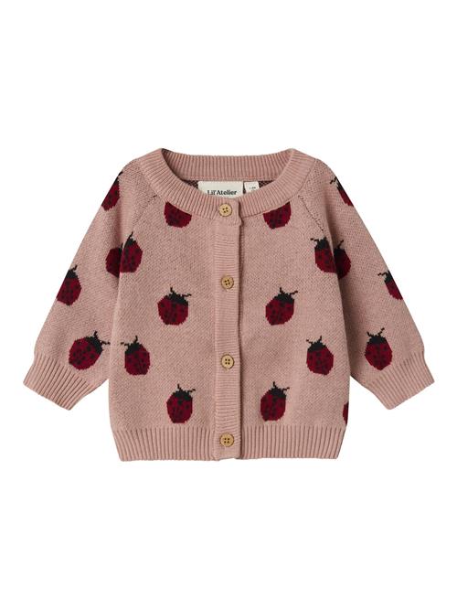 NAME IT Cardigan 'NBFLULIO'  gammelrosa / bordeaux / sort