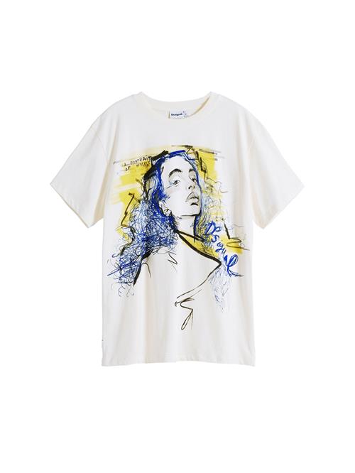 Desigual Shirts  blå / gul / sort / hvid