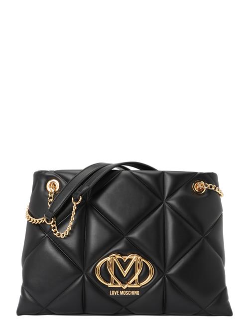 Love Moschino Skuldertaske  guld / sort
