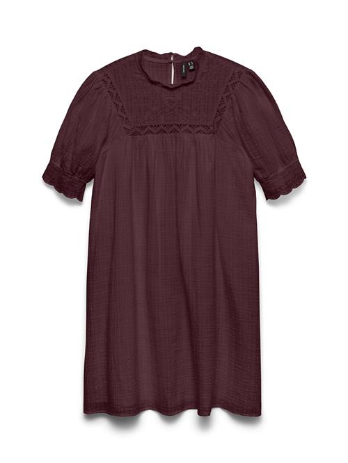 VERO MODA Kjole 'VMCallie'  vinrød