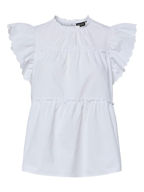 PIECES Bluse 'PCJilla'  hvid
