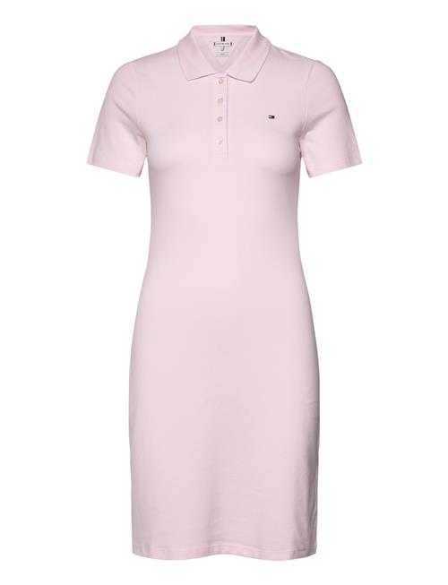 1985 Slim Pique Polo Dress Ss Tommy Hilfiger Pink