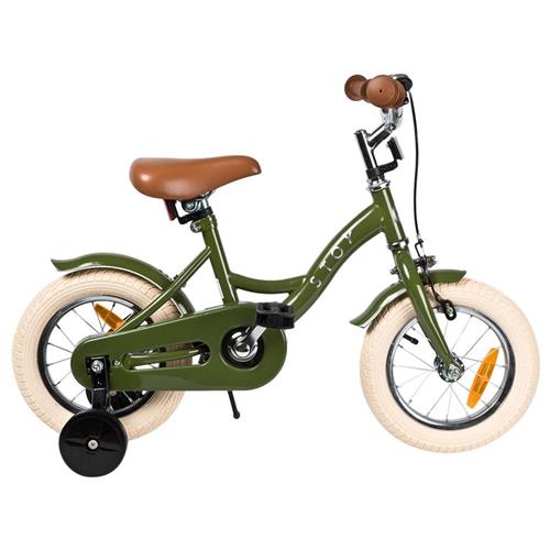 Stoy 12" Vintage Cykel Vintage Army Green 3-4 Y      Unisex