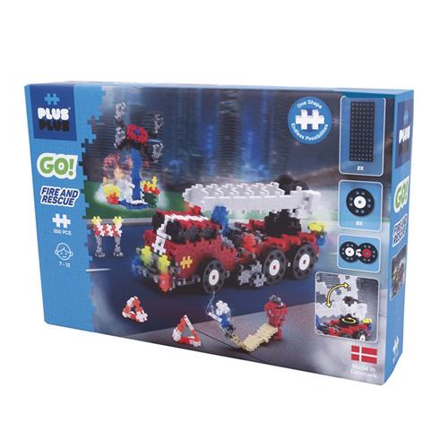 Plus-Plus Plus-Plus© Go! Fire and Rescue Byggesæt 6-10 Y  Rød  6-10 år  Unisex