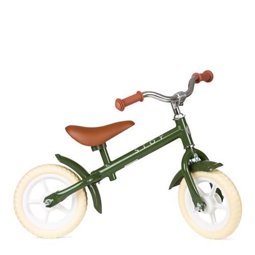 Stoy 10" Vintage Balancecykel Army Green 2-4 Y      Unisex